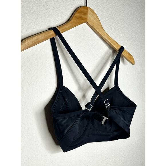 Athleta Twister Bikini Swim Top Surf Black 32D/DD Summer Beach Women Sport - Picture 8 of 11
